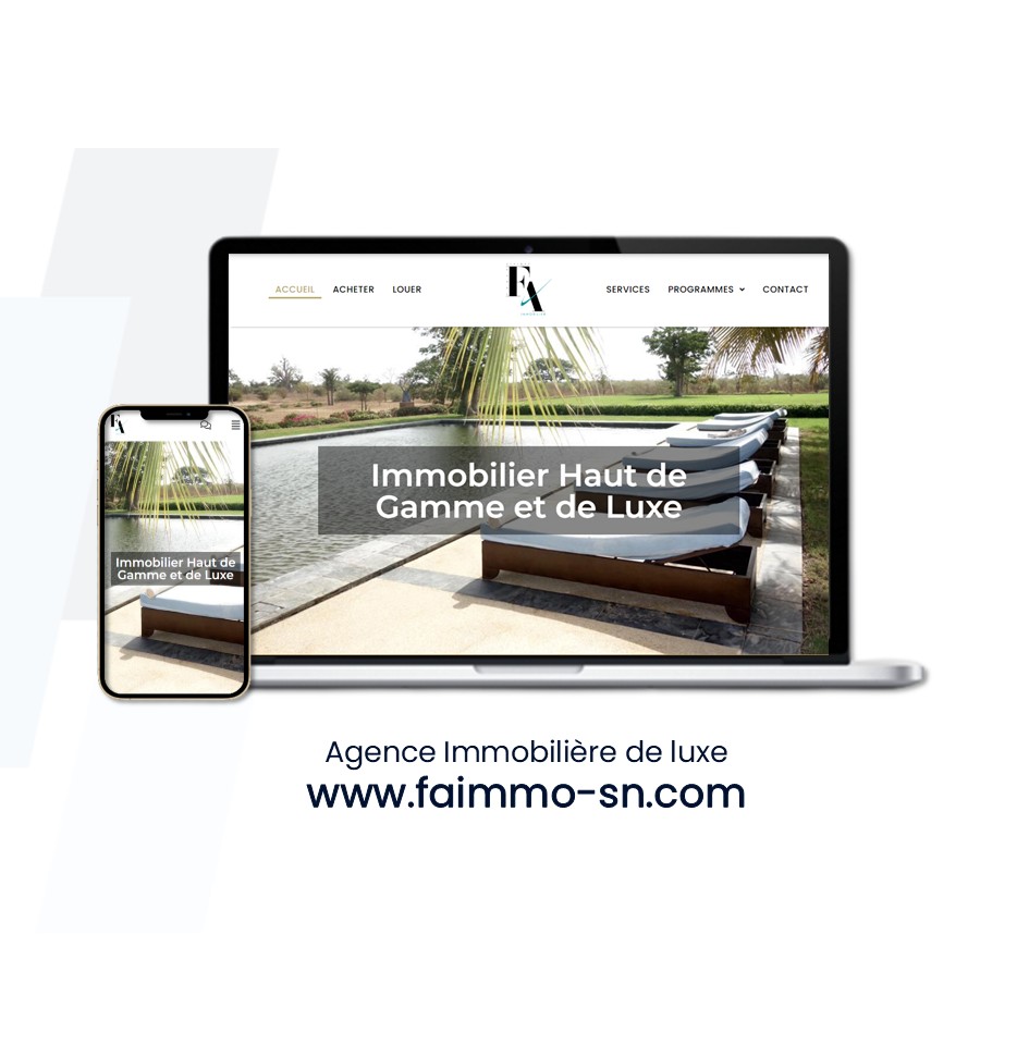 Lire la suite à propos de l’article Création site web immobilier au Sénégal – Projet FAIMMO | CESAM
